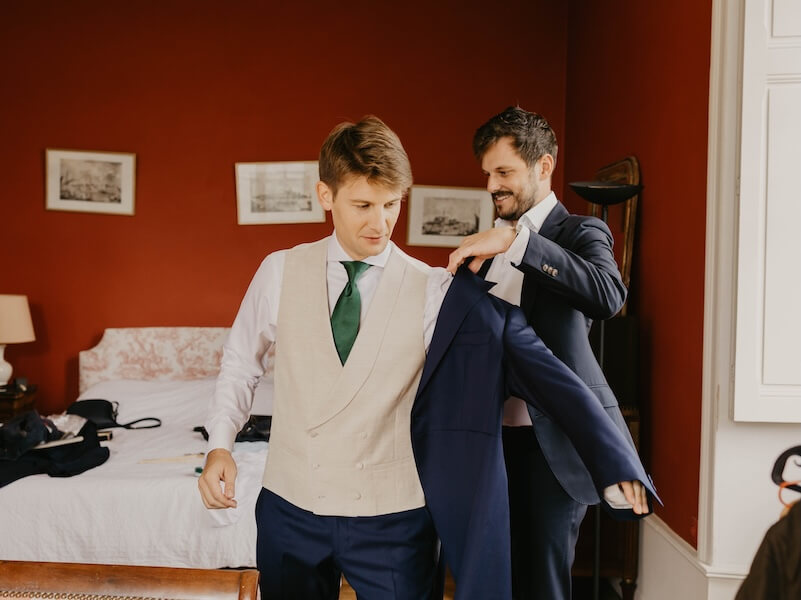 Essayage du costume sur mesure Atelier Blatin