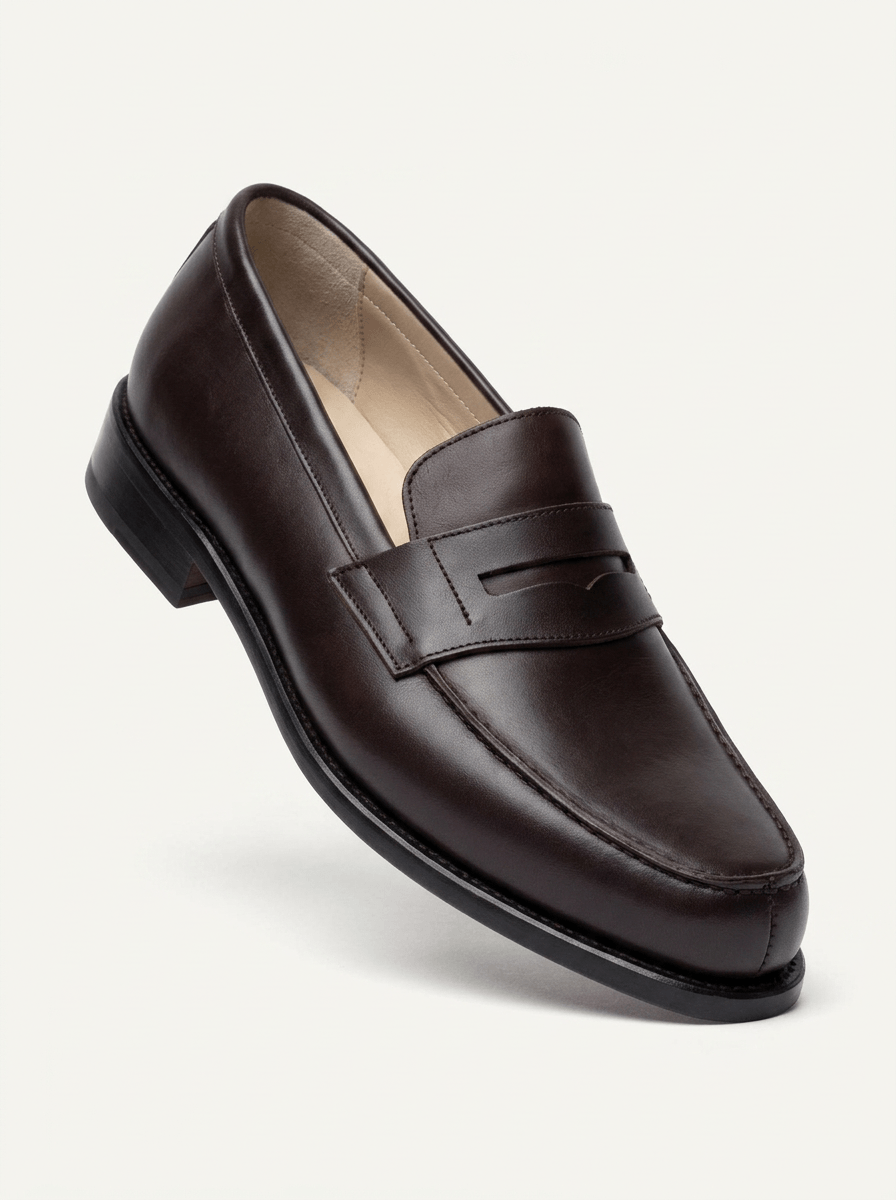 Mocassin penny sur mesure