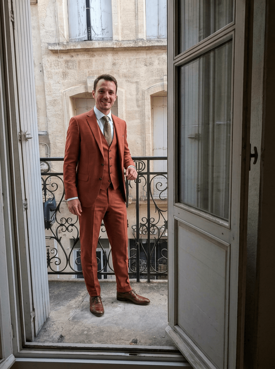 Emeric, client costume sur mesure Atelier Blatin Montpellier