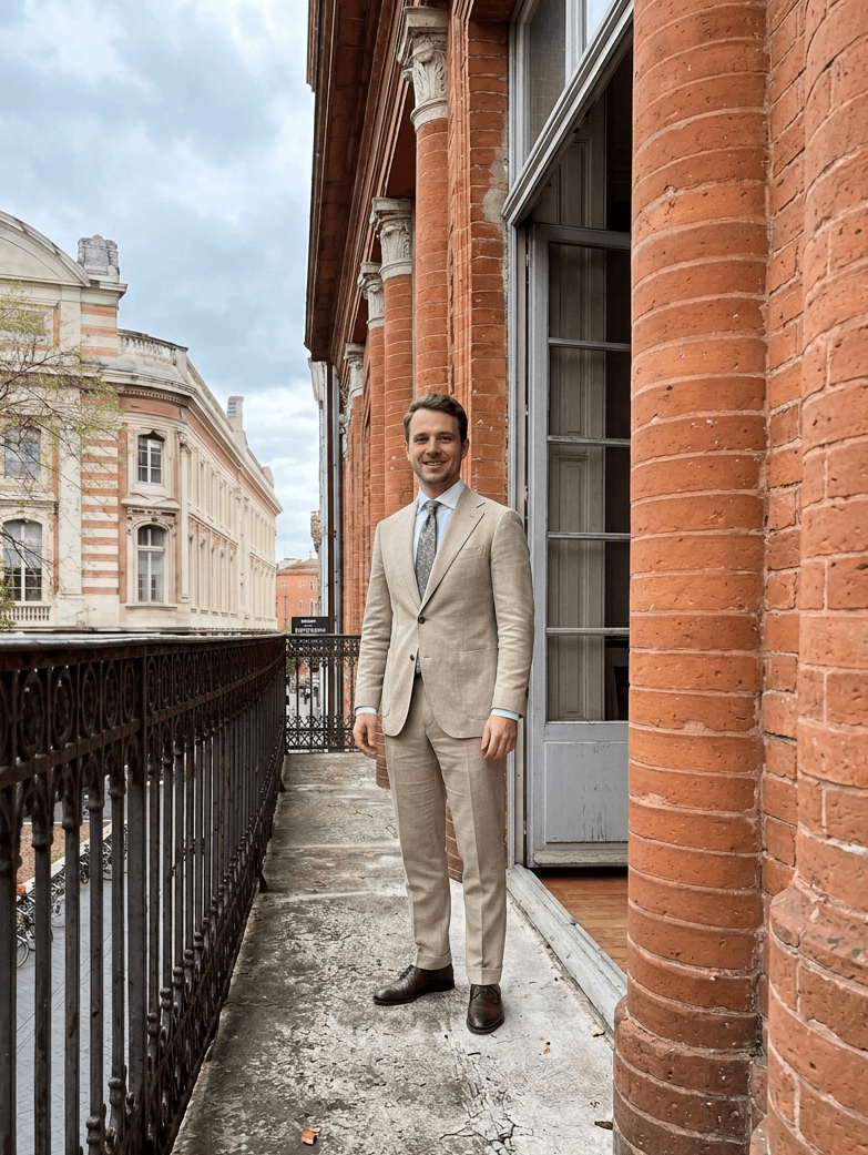 Artus, client costume sur mesure Atelier Blatin Toulouse