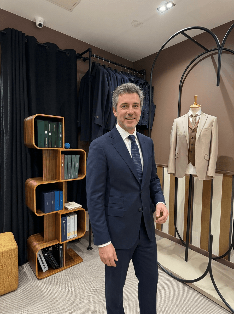 Jean-Philippe, client costume sur mesure Atelier Blatin Clermont-Ferrand