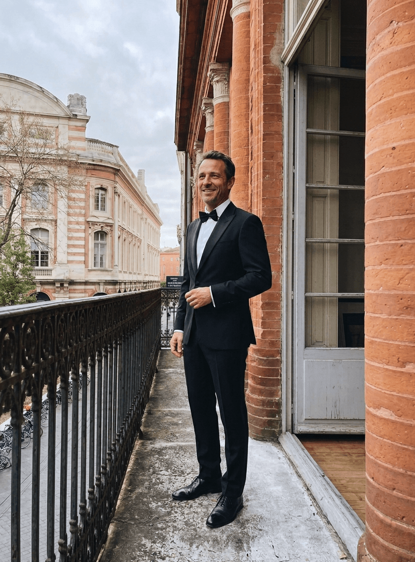 Pierre, client costume sur mesure Atelier Blatin Toulouse