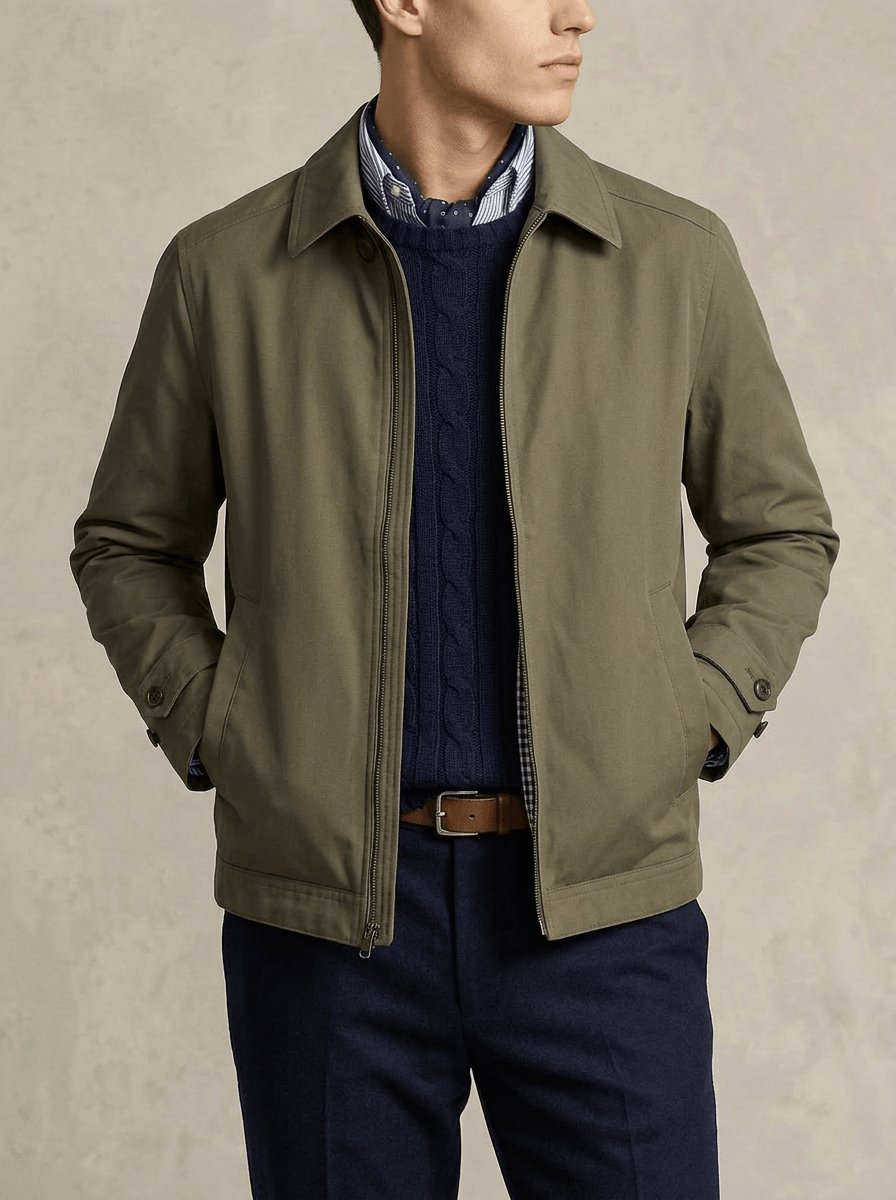 Blouson sur mesure en toile, Atelier Blatin