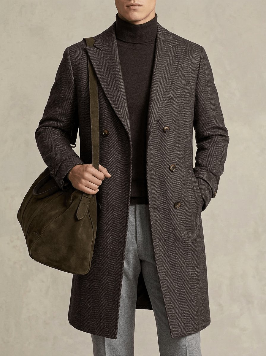 Manteau croisé sur mesure Atelier Blatin