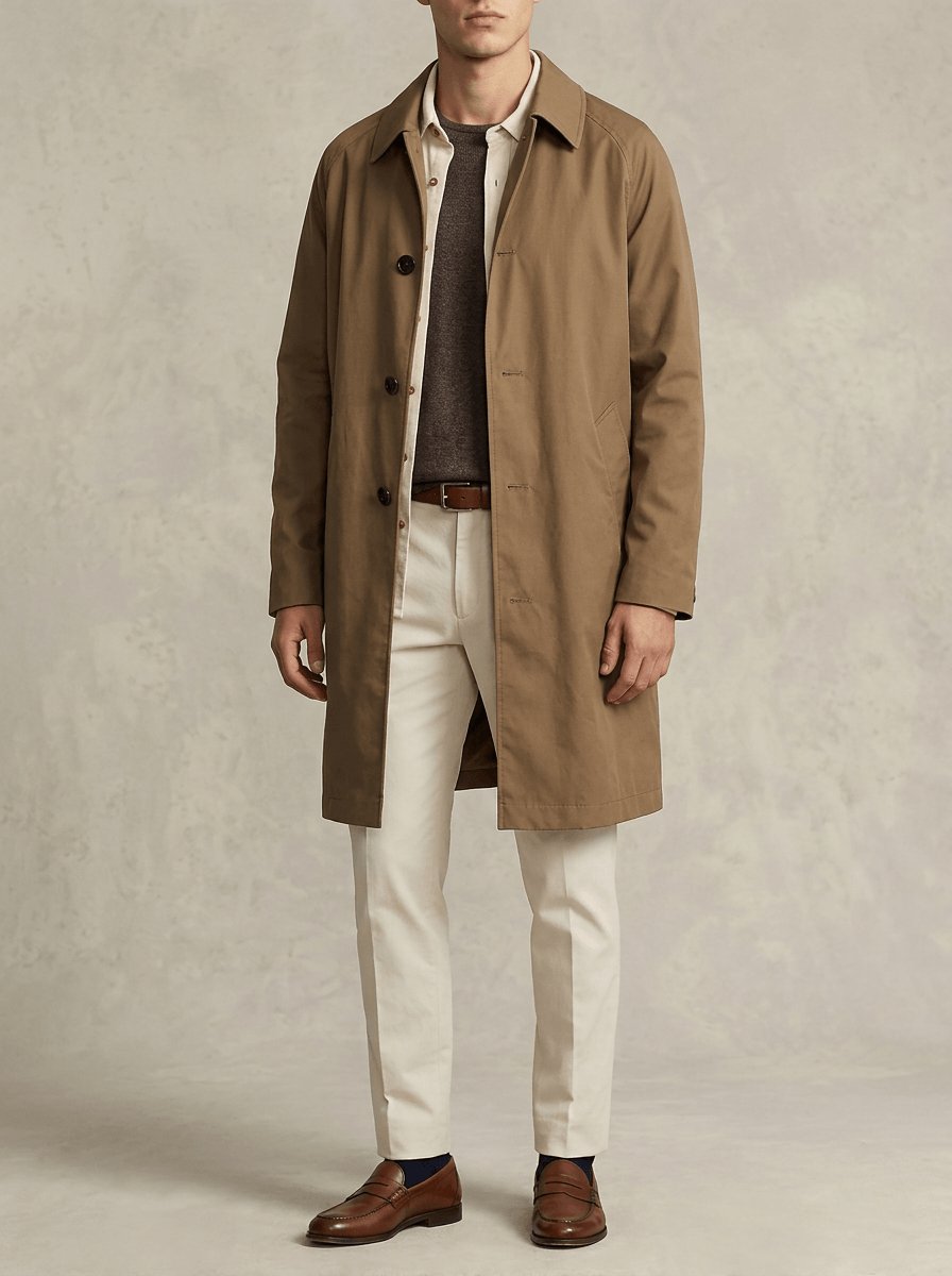 Trench sur mesure en coton gabardine, Atelier Blatin
