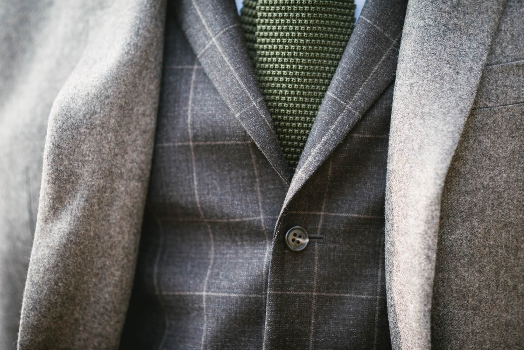 Choix du boutonnage d'une veste sur mesure